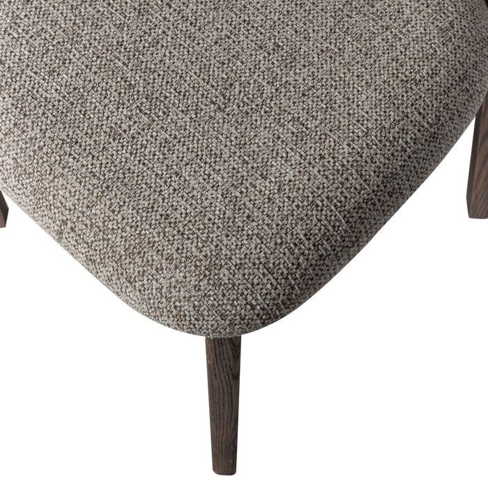 WOOOD Udar Eetkamerstoelen Houten Frame - Donkerbruin - Set van 2