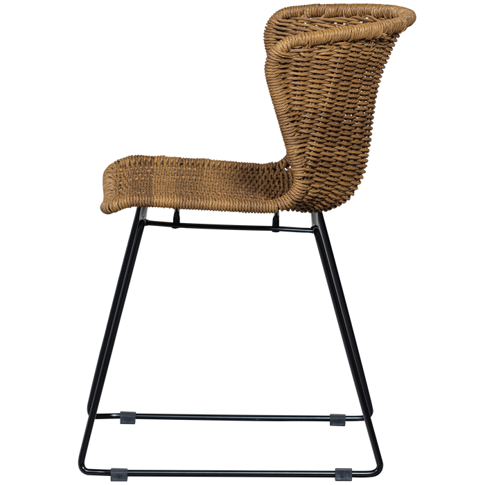 WOOOD Wings Tuinstoelen - Touw|Metaal - Naturel - Set van 2