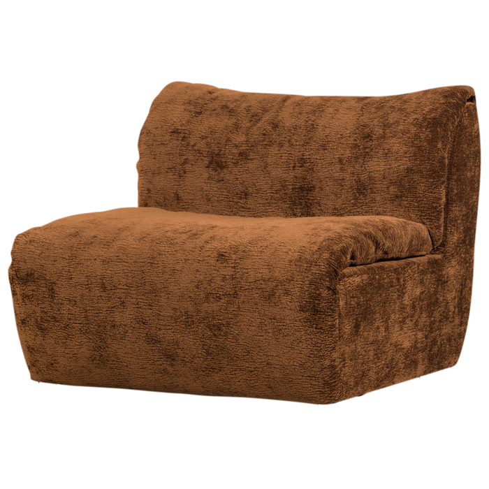 WOOOD Baggy 1-Zits Element - Middenbruin - 3D Chenille - 81x91x101