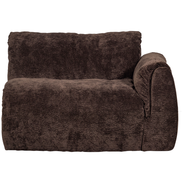 WOOOD Baggy 1-Zits Met Arm Rechts - 3D Chenille - Donkerbruin -