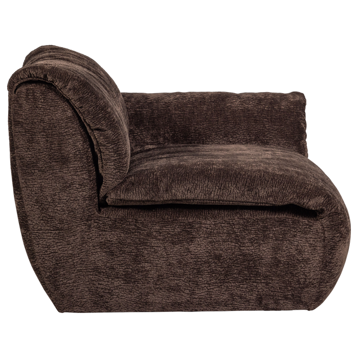 WOOOD Baggy 1-Zits Met Arm Rechts - 3D Chenille - Donkerbruin -