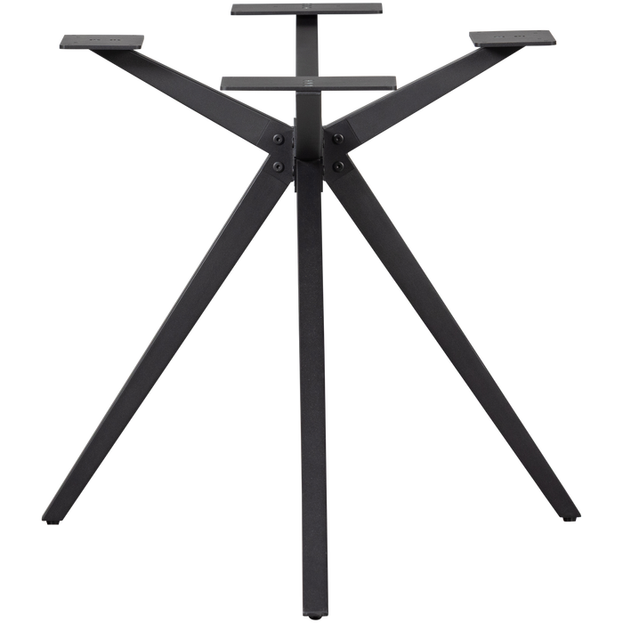 WOOOD Holland Kruispoot - Metaal - Zwart - 72x80x80