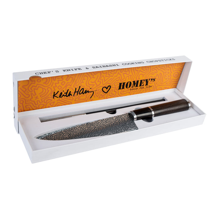 Homey’s Keith Haring Collection – RVS Koksmes en Saibashi Chopsticks