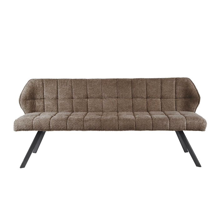 Giga Meubel - Eetkamerbank 2,5-Zits - Taupe - 180x59x84cm - Raster