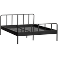 Woood Mees Tweepersoonsbed - Zwart - 160x200 cm