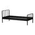 Woood Mees Bed - Zwart - 90 x 200 cm