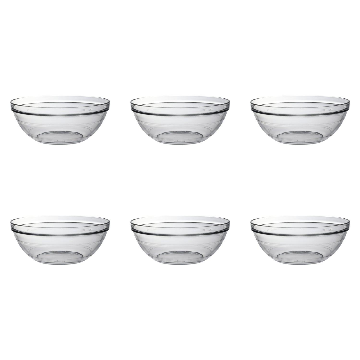 Duralex Schaal Lys 23 cm 2.4 l Transparant Hardglas 6 stuks