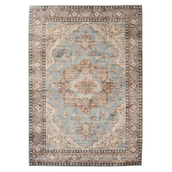 Heritaged Vintage buitenkleed - Valenca Fino lichtblauw - 80x150 cm
