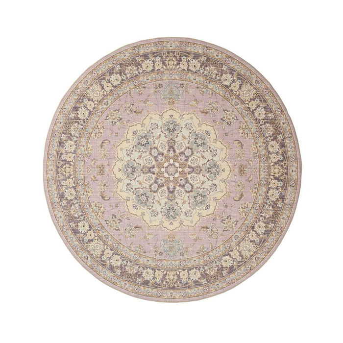 Heritaged Rond Vintage buitenkleed - Valenca Nova paars|roze - 230 cm