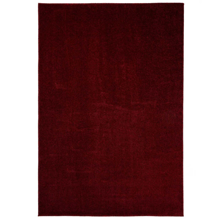 Tapeso Laagpolige loper Fine - rood - 100x300 cm