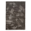 Tapeso Hoogpolig vloerkleed velvet - Posh grijs - 280x380 cm