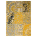 Tapeso Vloerkleed patchwork - Ease Agatha okergeel - 160x230 cm