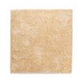 Tapeso Vierkant hoogpolig vloerkleed velvet - Posh champagne - 120x120
