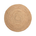 Boho&me Jute vloerkleed rond - Braided - naturel - 200 cm