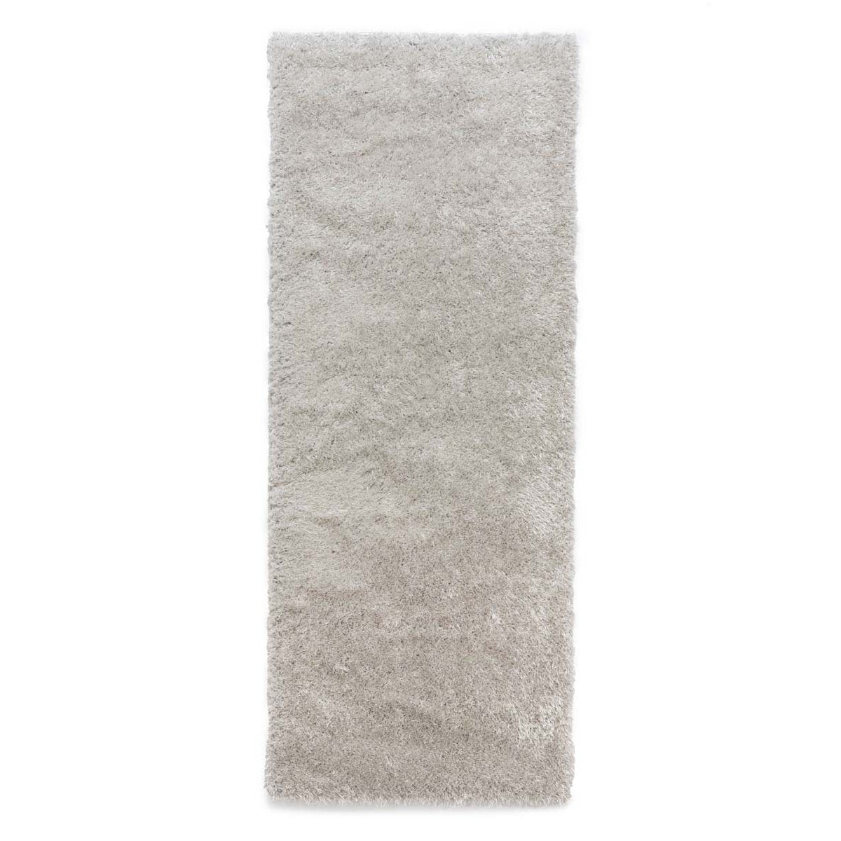 Tapeso Hoogpolige loper velvet - Posh lichtzilver - 80x200 cm