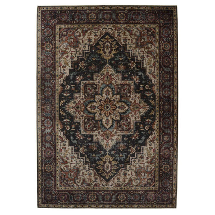 Heritaged Vintage buitenkleed - Valenca Brio rood|donkerblauw - 80x150