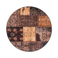Heritaged Rond patchwork vloerkleed - Fade No.1 goud|bruin - 230 cm