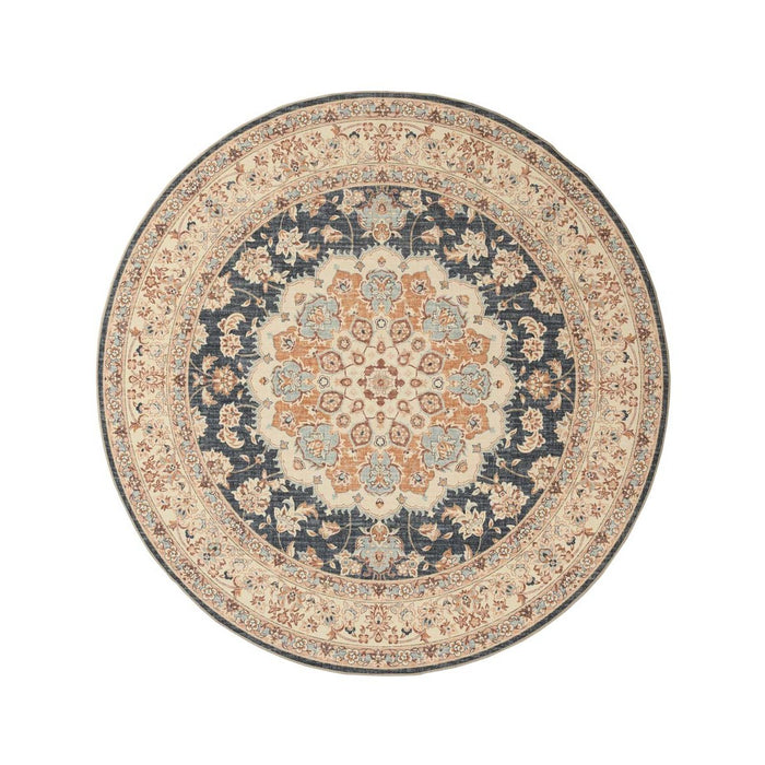 Heritaged Rond Vintage buitenkleed - Valenca Nova goud|blauw - 230 cm