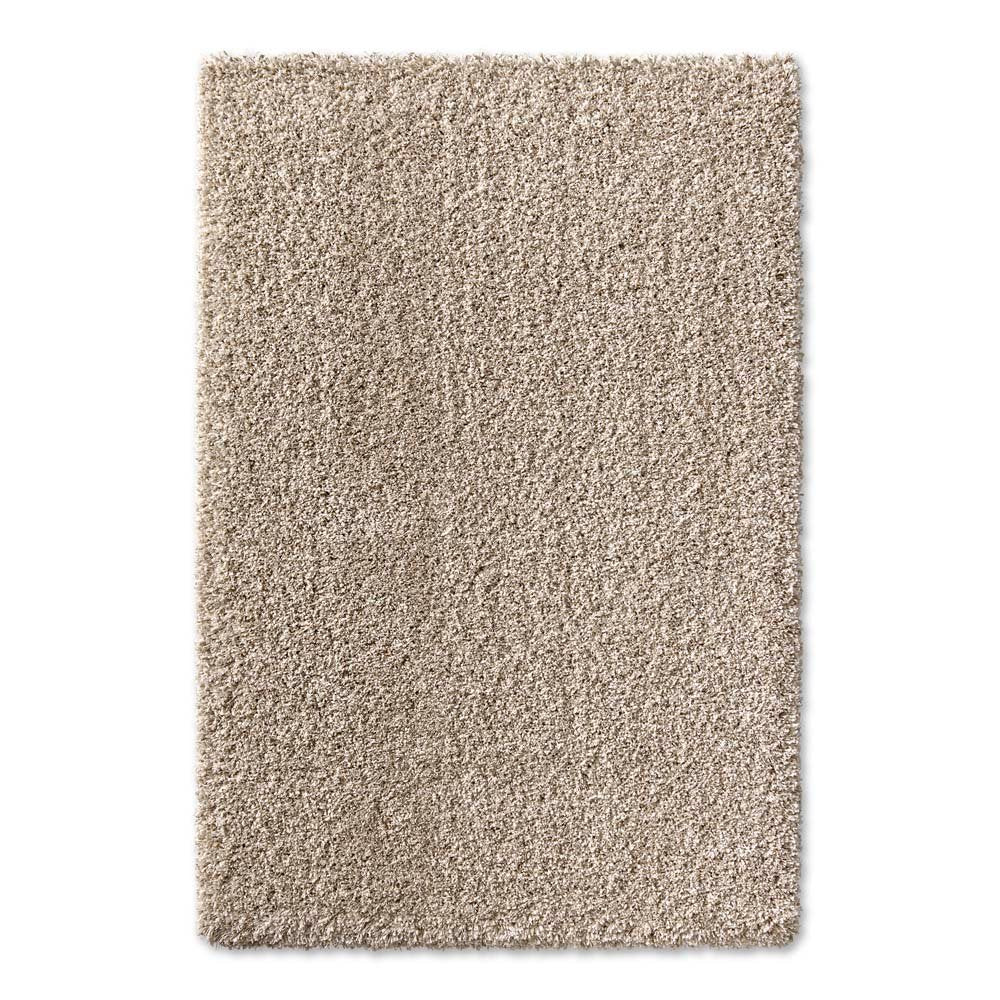 Shaggy Prime Hoogpolig vloerkleed Shaggy Prime - wit|beige - 133x195