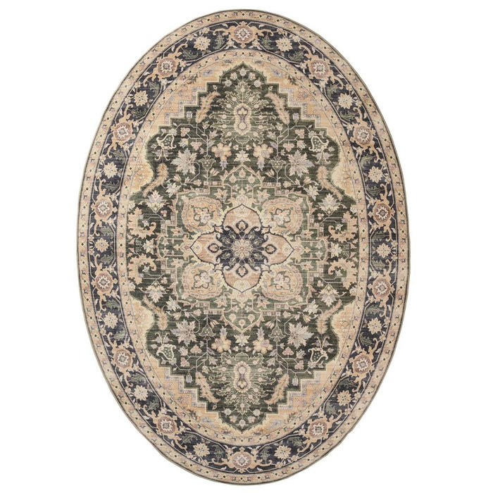 Heritaged Buitenkleed ovaal Vintage - Valenca Fino beige|groen -