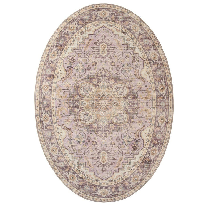 Heritaged Buitenkleed ovaal Vintage - Valenca Fino paars|roze -