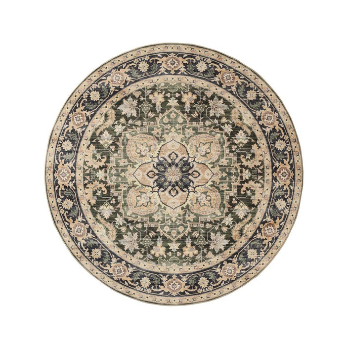 Heritaged Rond Vintage buitenkleed - Valenca Fino beige|groen - 115 cm