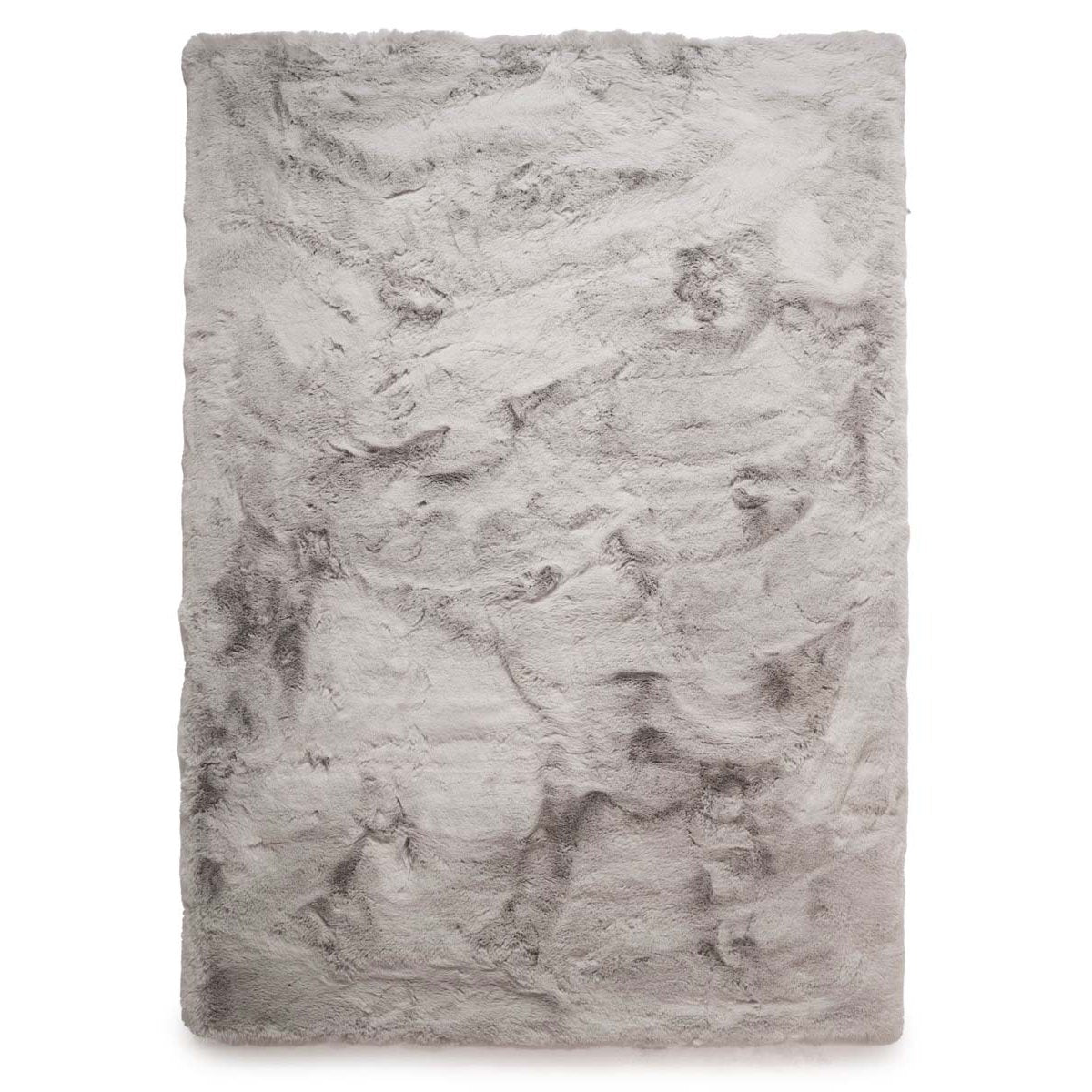 Tapeso Fluffy vloerkleed - Comfy Deluxe lichtgrijs - 160x230 cm