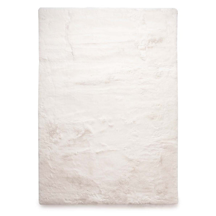 Tapeso Fluffy vloerkleed - Comfy Deluxe wit - 160x230 cm