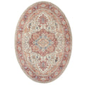 Heritaged Buitenkleed ovaal Vintage - Valenca Fino crème|rood - 80x150