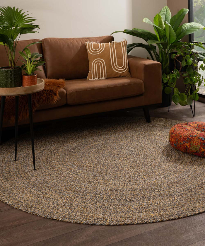 Boho&me Rond vloerkleed katoen - Joy multi - 200 cm