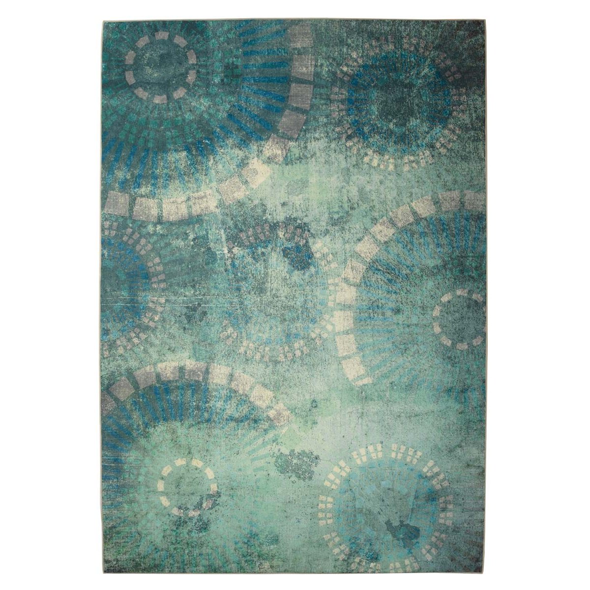 Heritaged Binnen- en buitenkleed - Valenca Aria mintgroen - 80x150 cm