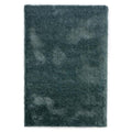 Tapeso Hoogpolig vloerkleed velvet - Posh blauw - 140x200 cm
