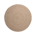Boho&me Rond vloerkleed katoen - Joy beige|wit - 160 cm