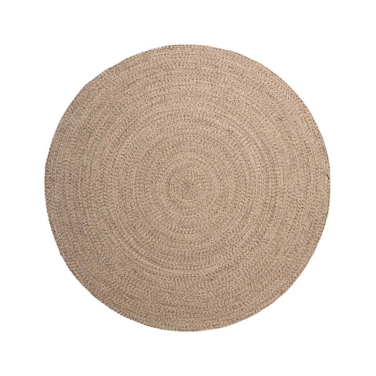Boho&me Rond vloerkleed katoen - Joy beige|wit - 160 cm