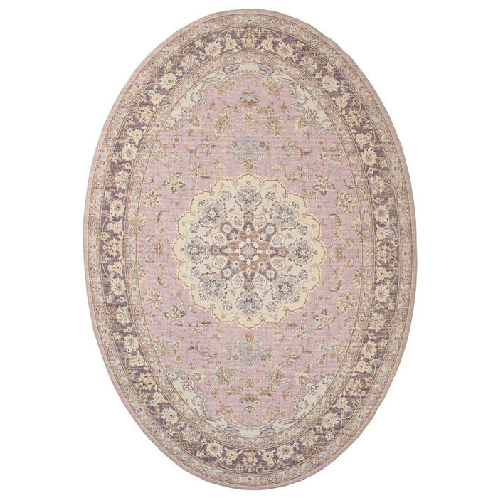 Heritaged Buitenkleed ovaal Vintage - Valenca Nova paars|roze -