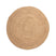 Boho&me Jute vloerkleed rond - Braided - naturel - 120 cm
