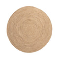 Boho&me Jute vloerkleed rond - Braided - naturel|multi - 200 cm