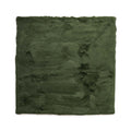 Tapeso Fluffy vloerkleed vierkant - Comfy Deluxe olijfgroen - 200x200