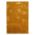 Tapeso Hoogpolig vloerkleed velvet - Posh goud - 280x380 cm
