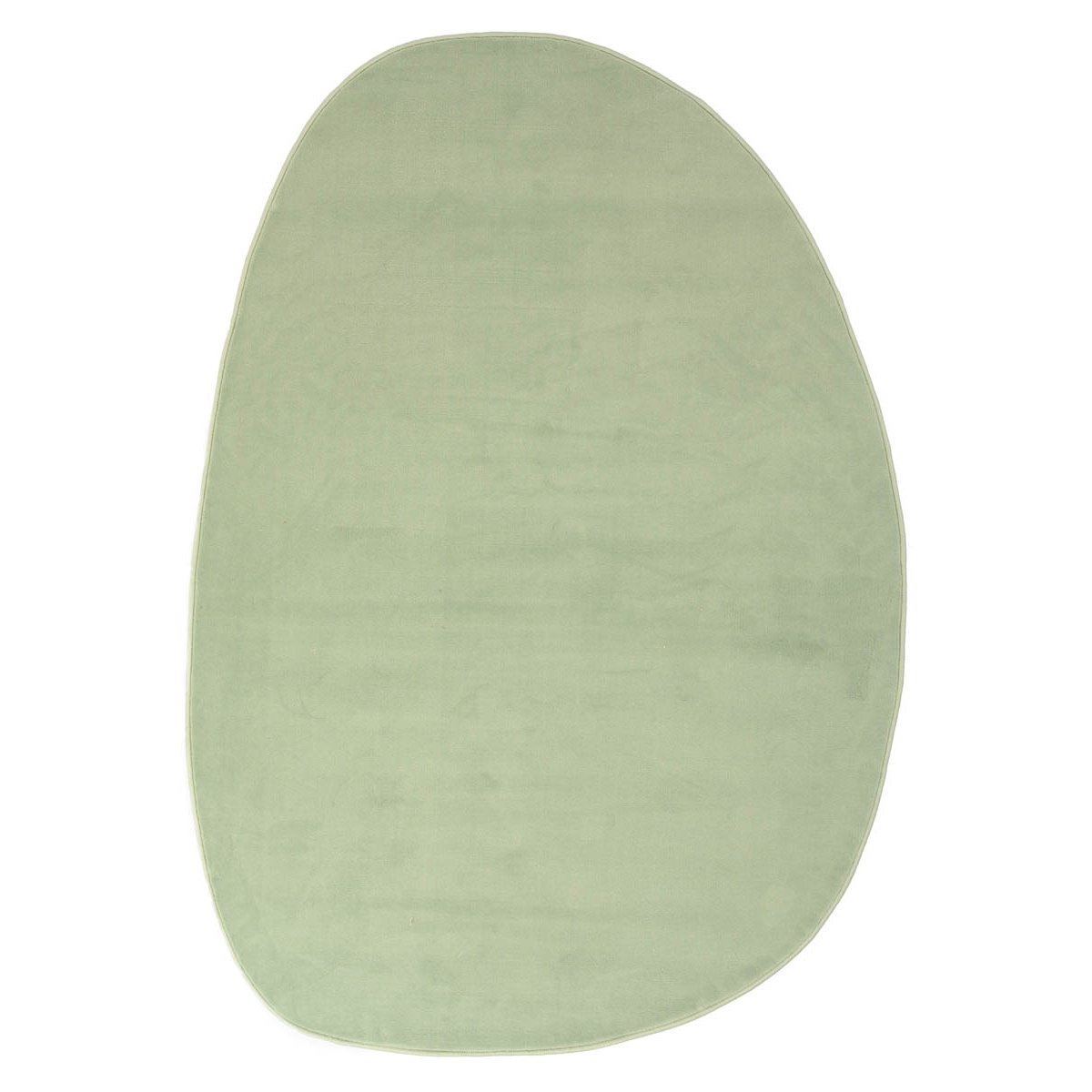 Tapeso Organisch vloerkleed - Ease Pebble zachtgroen - 160x230 cm