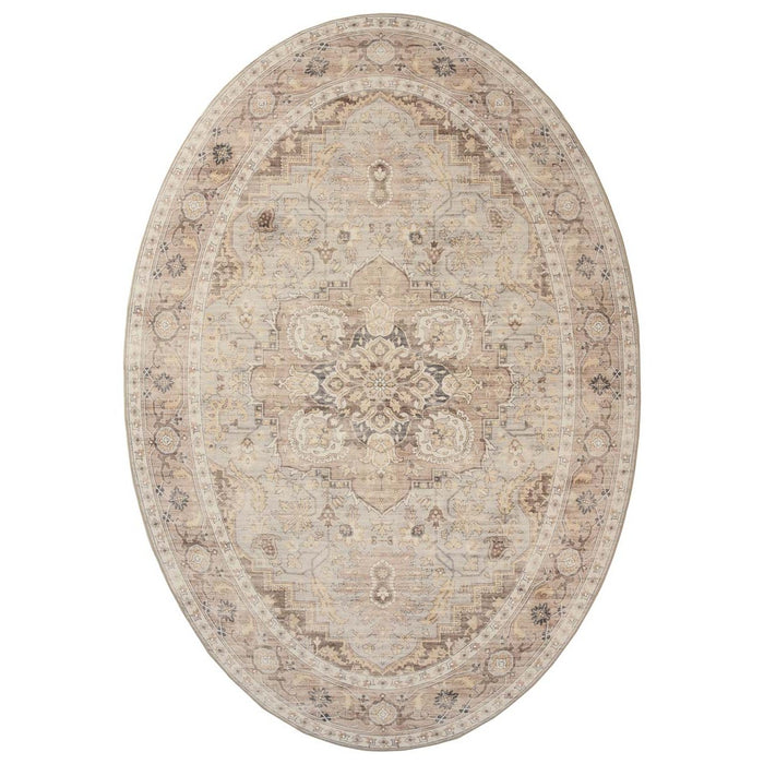 Heritaged Buitenkleed ovaal Vintage - Valenca Fino lichtgrijs|beige -