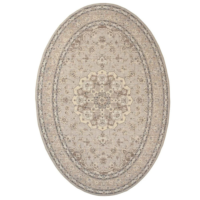 Heritaged Buitenkleed ovaal Vintage - Valenca Nova beige|lichtgrijs -