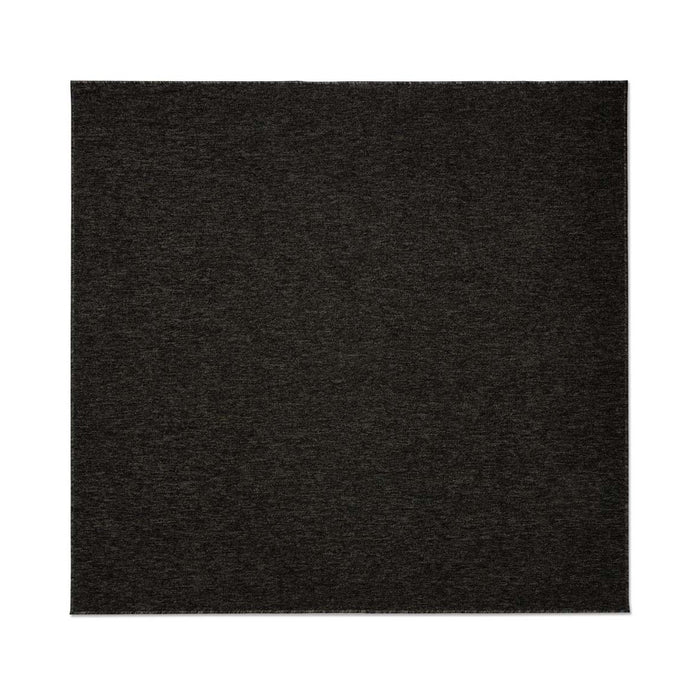 Tapeso Vierkant vloerkleed Lush - antraciet - 300x300 cm