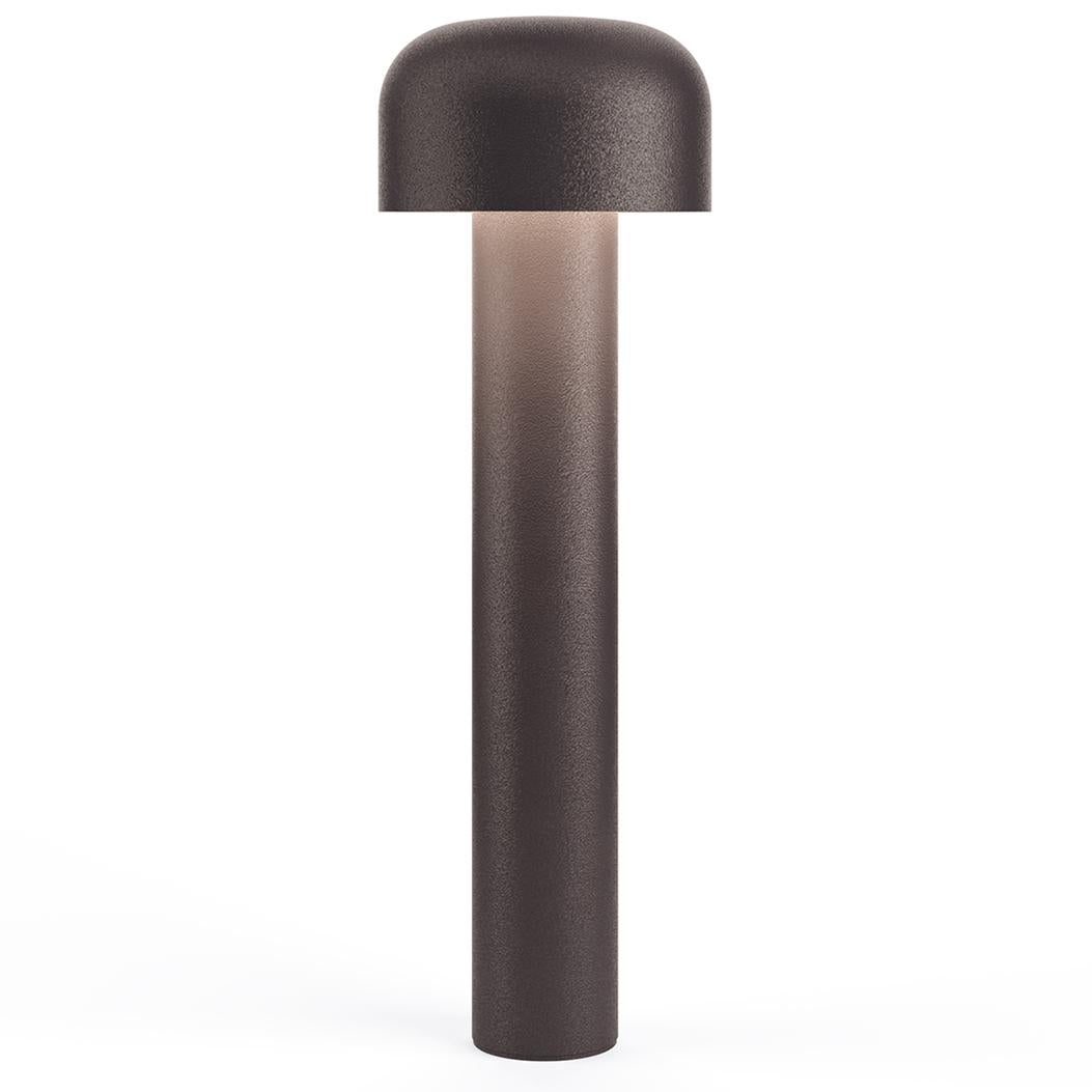 Flos Bellhop sokkellamp LED laag donkerbruin