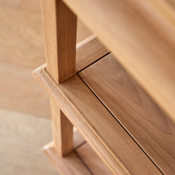 Tikamoon - Massief teakhouten wastafelmeubel Achille 95 cm