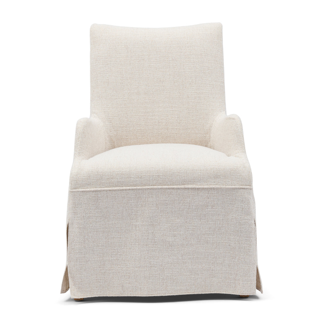 Rivièra Maison - Sfeervolle Eetkamerstoel in A91 - Antique White van Polyester en Rubberwood - 72x64x100 cm