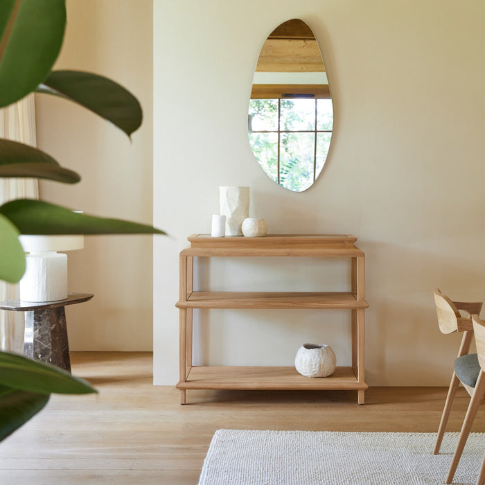 Tikamoon - Consoletafel van massief teakhout Achille 100 cm