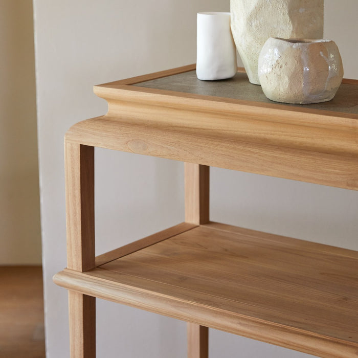 Tikamoon - Consoletafel van massief teakhout Achille 100 cm