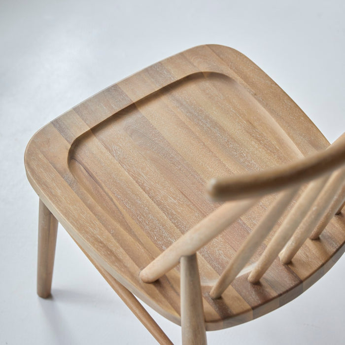 Tikamoon - Stoel in massief acaciahout Léa