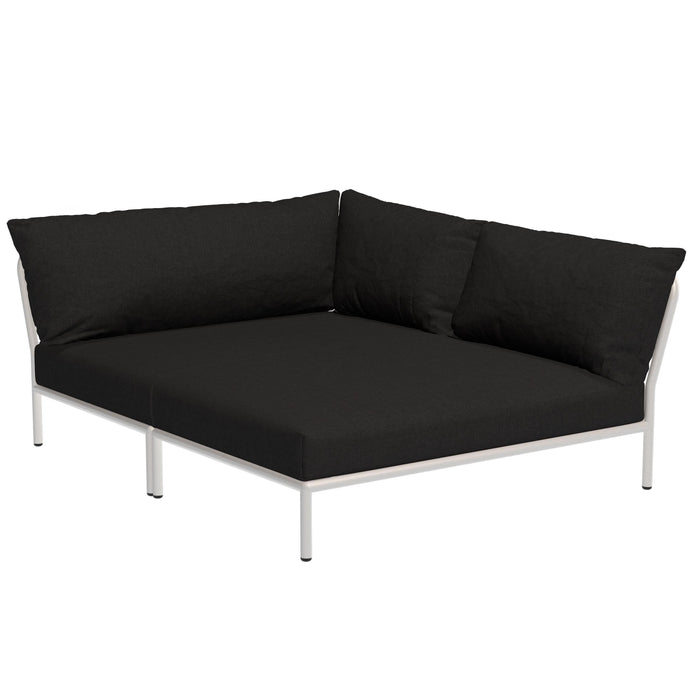 Houe Level2 Cozy Corner loungebank rechts frame wit stof Char